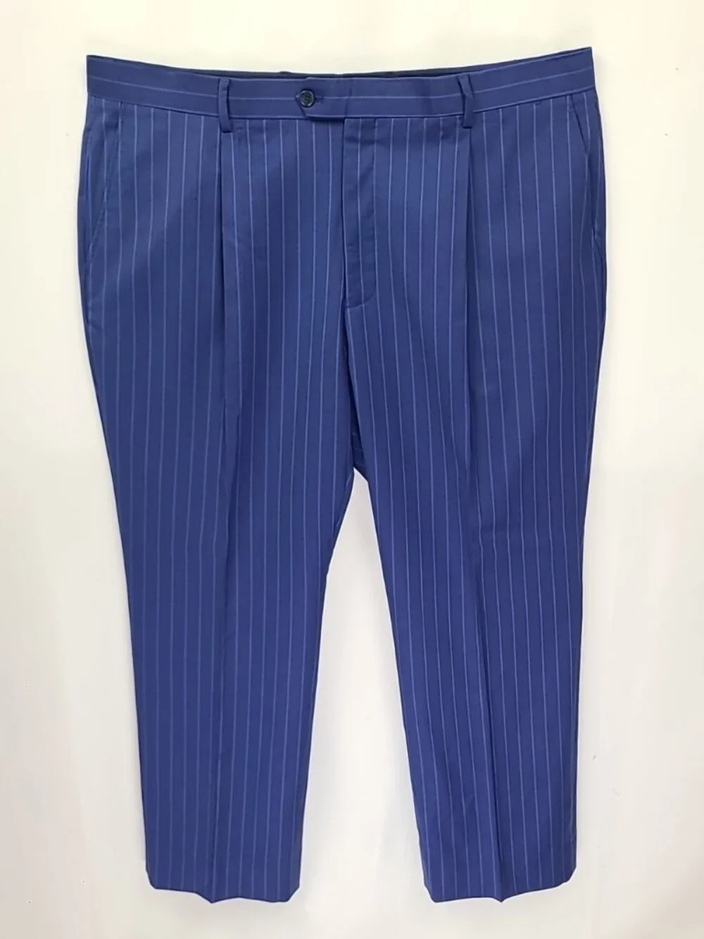 Berragamo Elegant Stripped 3-Piece Super 110'S Suit 48R Pants W42xL28.5